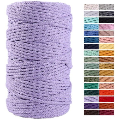 Light purple macrame cord - light,