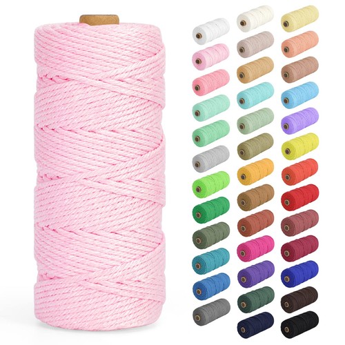 Natural cotton macrame cord - macrame,