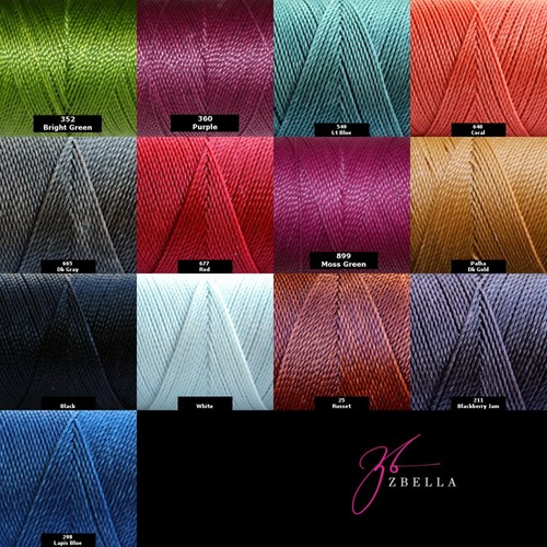 Linhasita 1mm waxed polyester - linhasita,